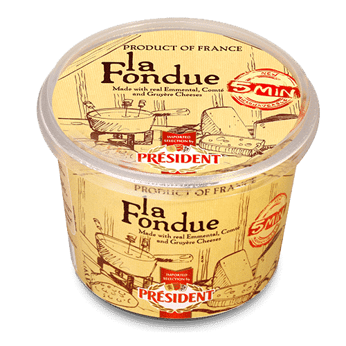 Fondue aux 3 fromages - Président