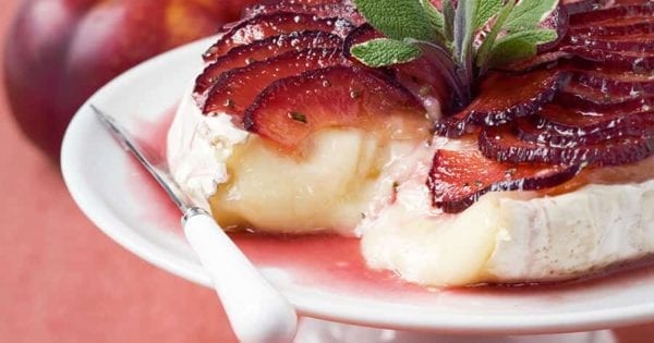 Baked Brie With Caramelized Plums | Brie Recipe | Président® Cheese