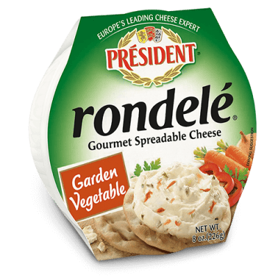 Rondelé® by Président® 8 oz Garden Vegetables