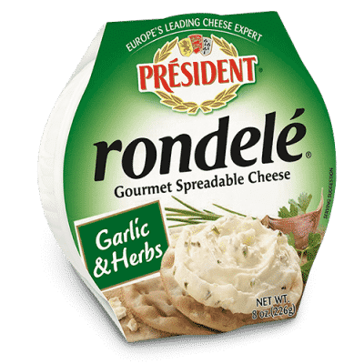 Rondelé® by Président® 8 oz garlic & herbs