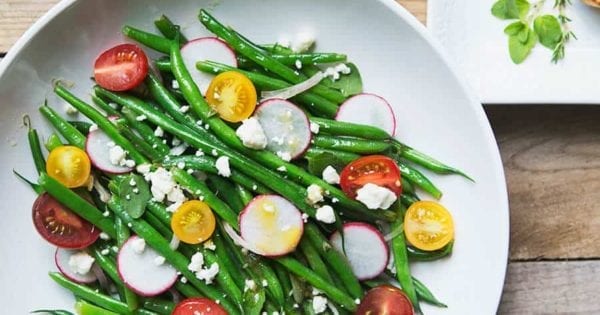 Summer Garden Green Bean Salad | Goat Cheese Recipe | President Cheese