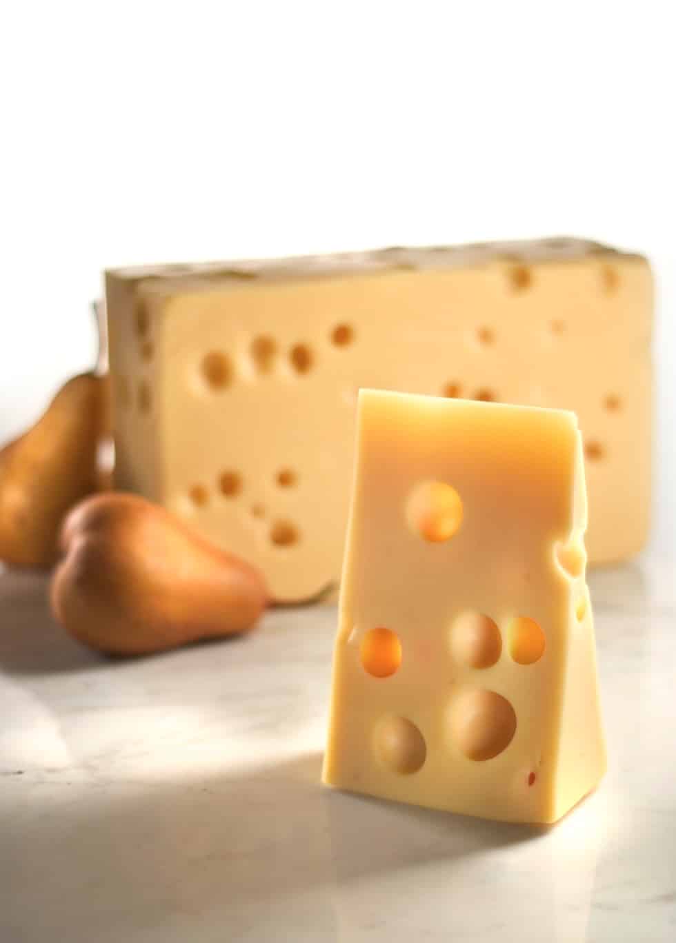 Typical Emmental Cheese with a smooth taste